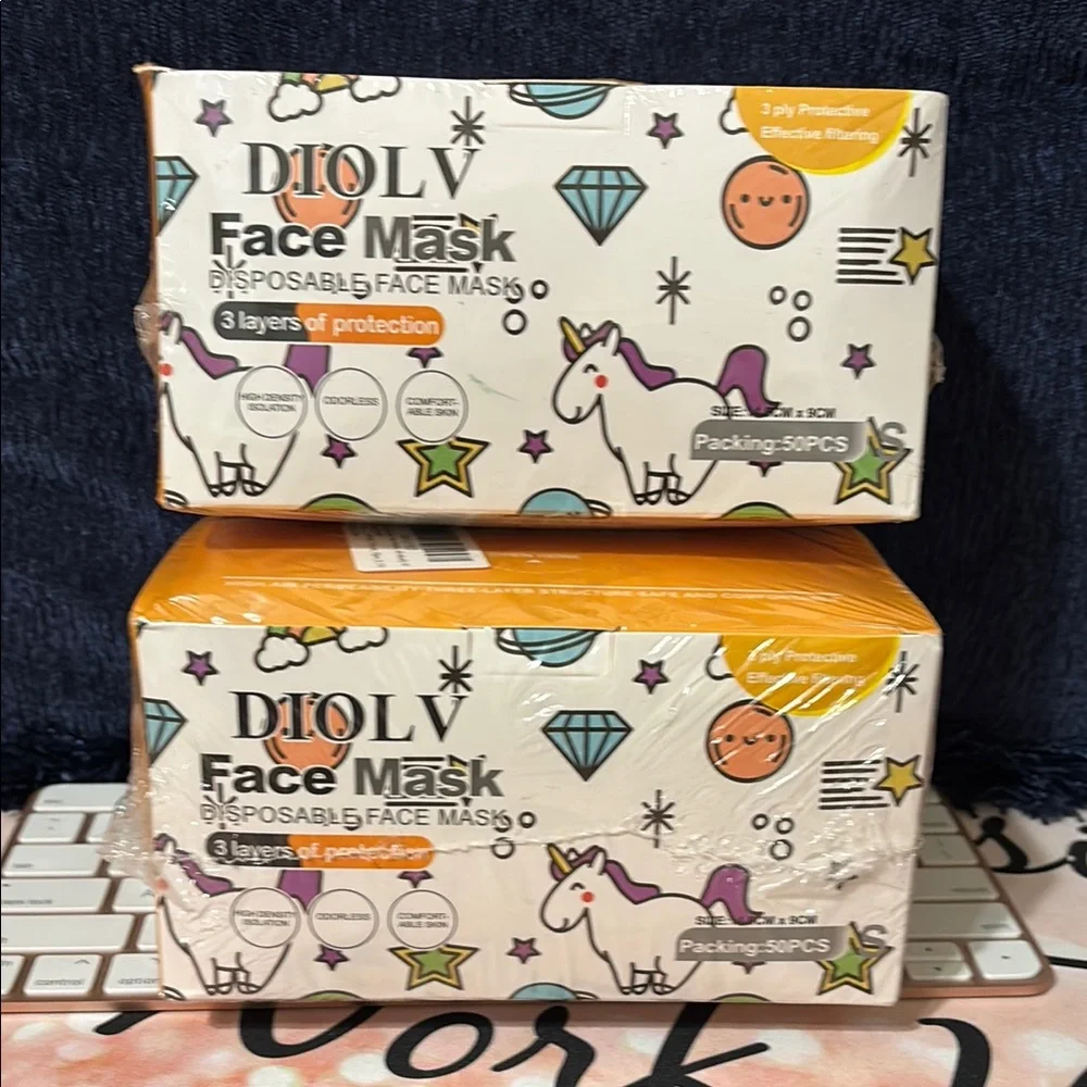 Unicorn Disposable Face Masks